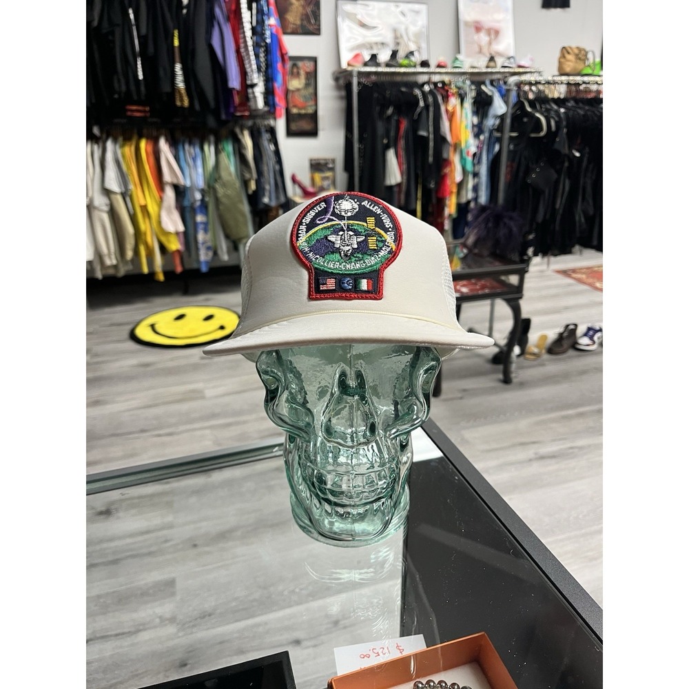 Vintage NWT 1980s Atlas 3 Space Launch Mesh Trucker Snapback Patch Hat OSFA